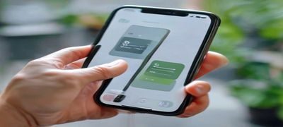 用户在手机上查看抖阴下载版本选择界面，手指点击Android版本按钮，界面清晰直观